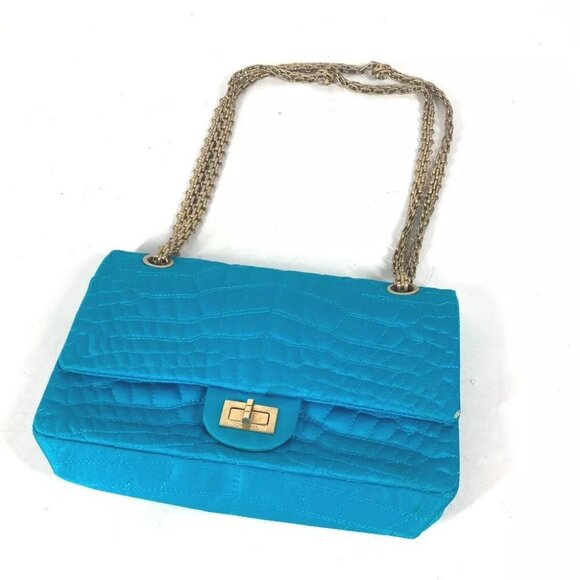 CHANEL Crossbody Double Chain 2.55 Fittings Matelasse with mirror Shoulder Bag - Picture 8 of 16